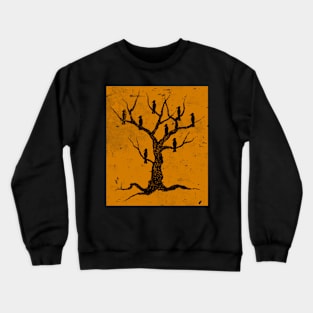 Tree with 8 birds Crewneck Sweatshirt